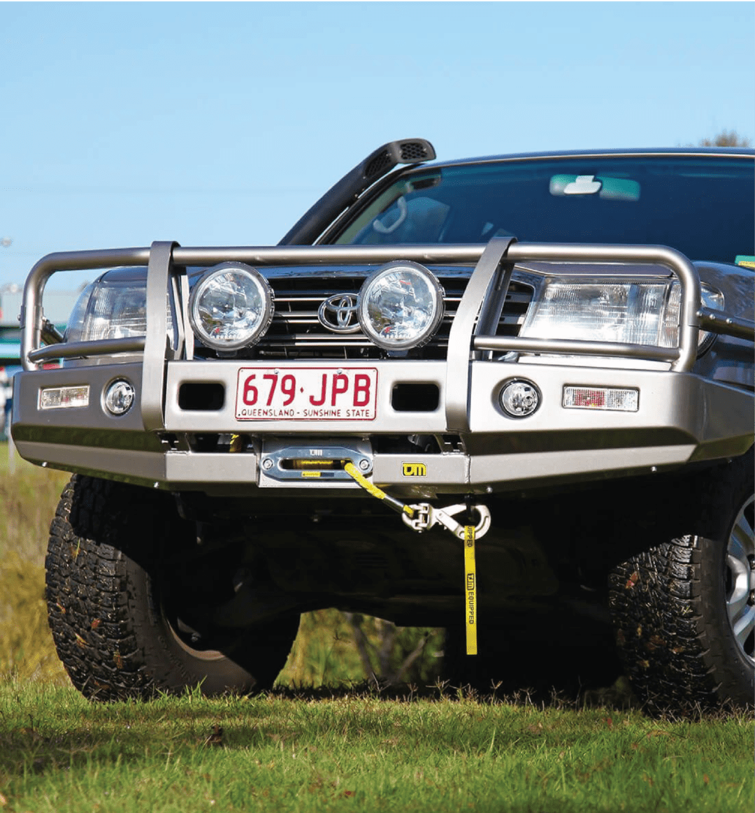 Toyota Land Cruiser 100/101 TJM Bull Bar T13 Steel Black