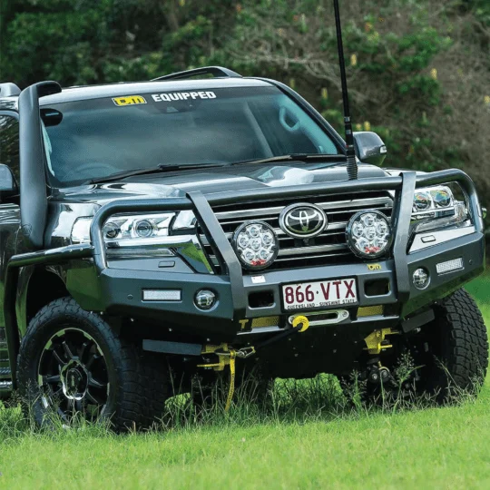 Toyota Land Cruiser 200 (+2015) TJM Bull Bar T13 Steel Black