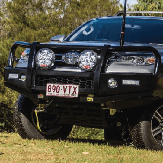 Toyota Hilux (+09/2015-06/2018) T13 Steel Black Bull bar