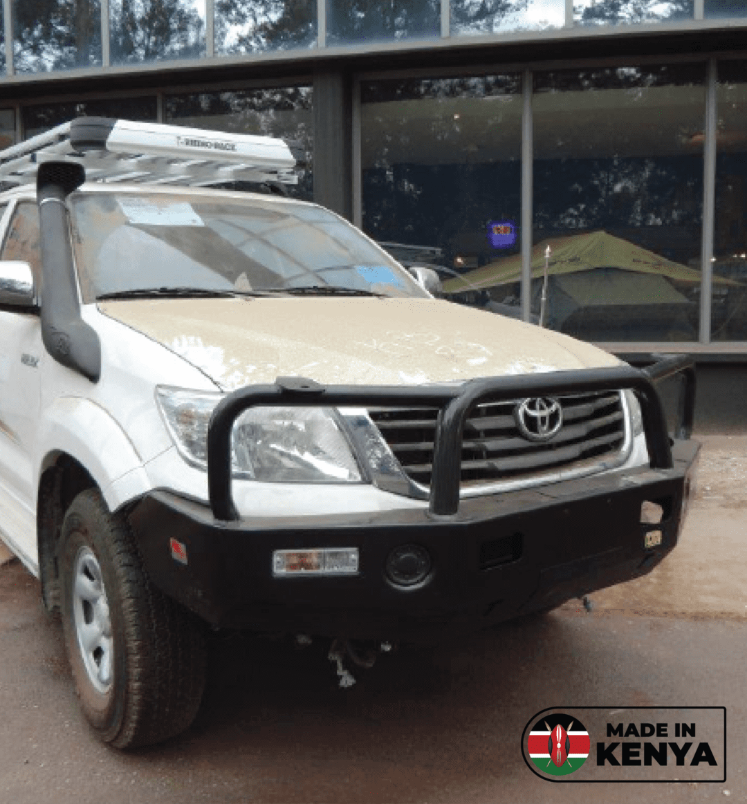 Toyota Hilux LAN15/25 (+08/2011-08/2015) T15 Steel Black Bull bar without fog lights