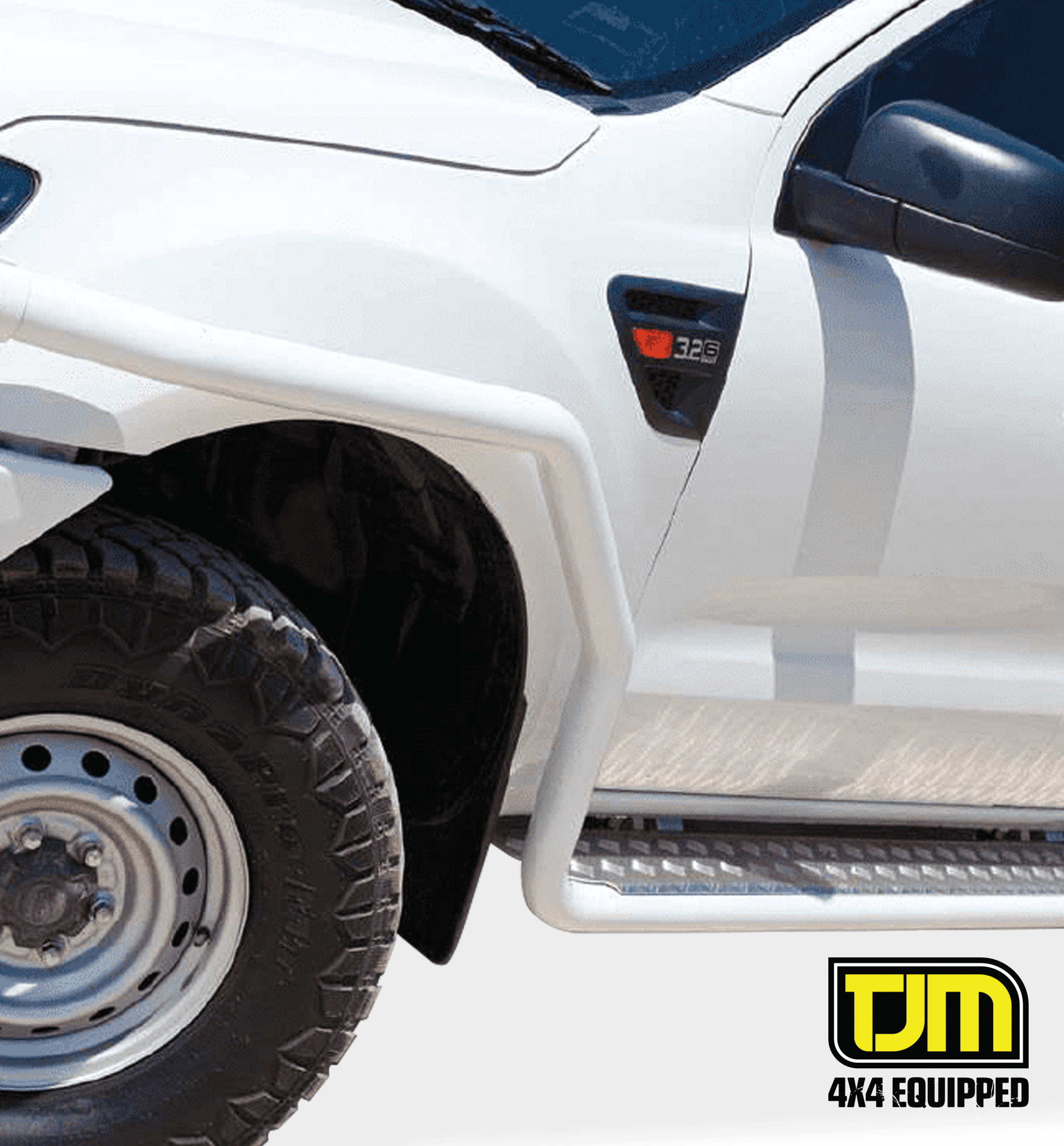 Ford Ranger T6 (+09/2011 on) TJM Side Bar Steel Black