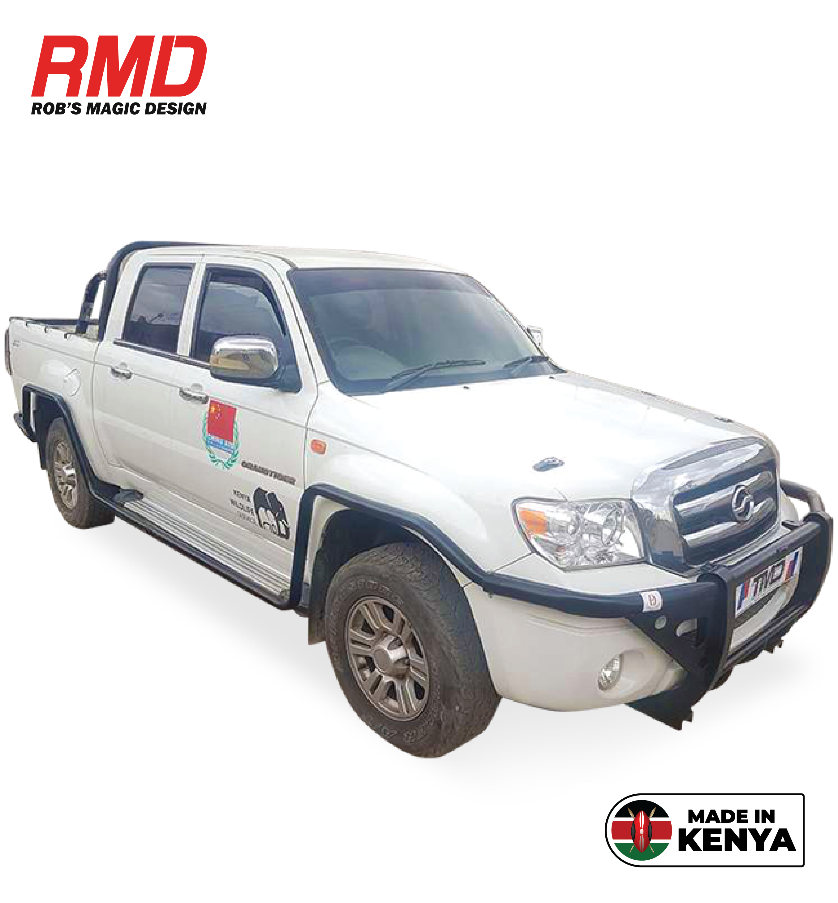 Grand Tiger Nudge Bar with Side Step