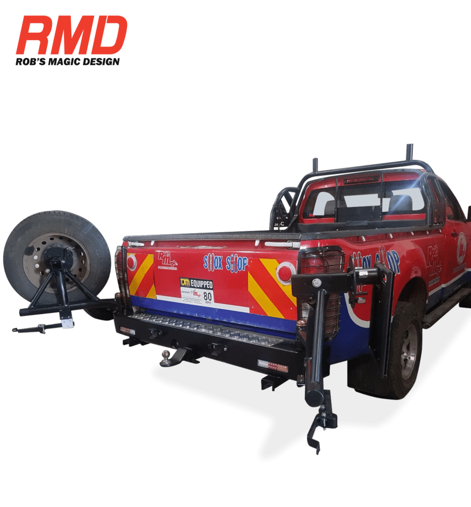D Max Rear Bar Isuzu D-Max Rear Replacement Bar with Tire Carrier - Suspension Systems ...