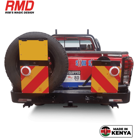 Isuzu D-Max Rear Replacement Bar with Tire Carrier