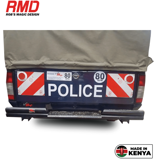 Nissan Hardbody Rear Twin Tubular Bar with Jacking Points and Step