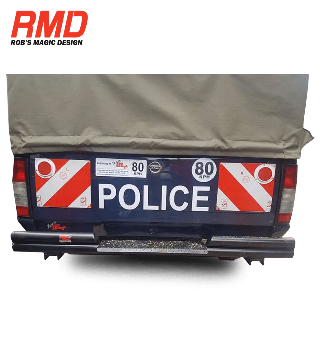 Nissan Hardbody Rear Twin Tubular Bar with Jacking Points and Step Suspension Systems & 4x4