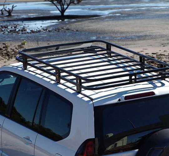 Toyota Prado LJ120 (+2005) TJM Roof Rack Steel Black 6 Leg (RMD)