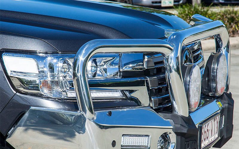 Toyota Prado LJ150 (+2017) TJM Bull Bar T15 Alloy Polished - Image 2