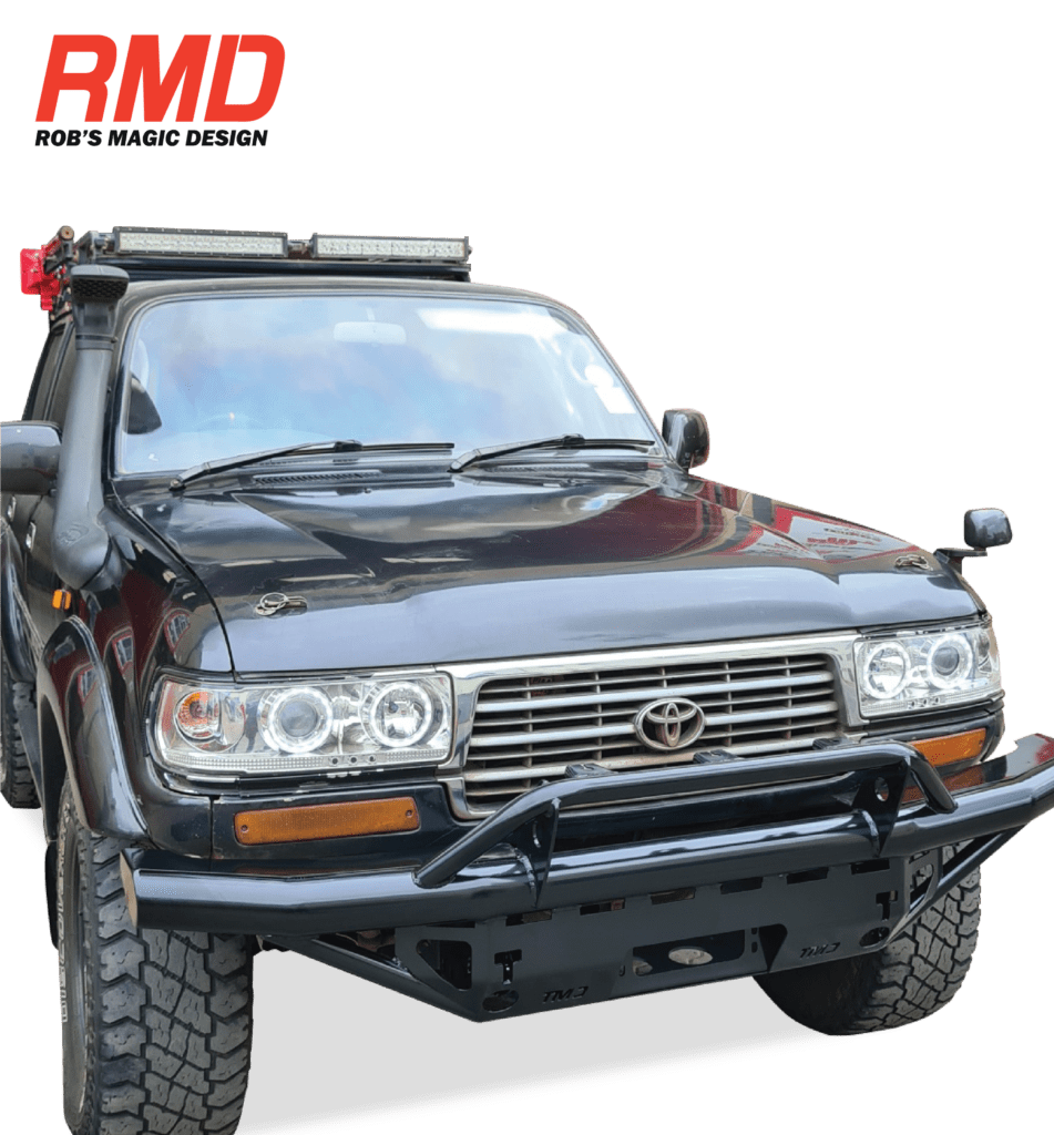 Toyota Land cruiser 80 series front replacement bar with winch plate