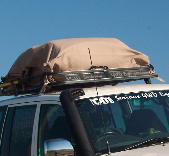 Toyota Land Cruiser 100/101/105 TJM Roof Rack Steel Black 6 Leg