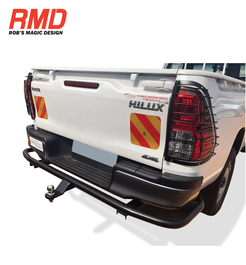 Toyota Hilux (+09/2015 on) Rear Tubular Bar Wrap Around Tow Bar with