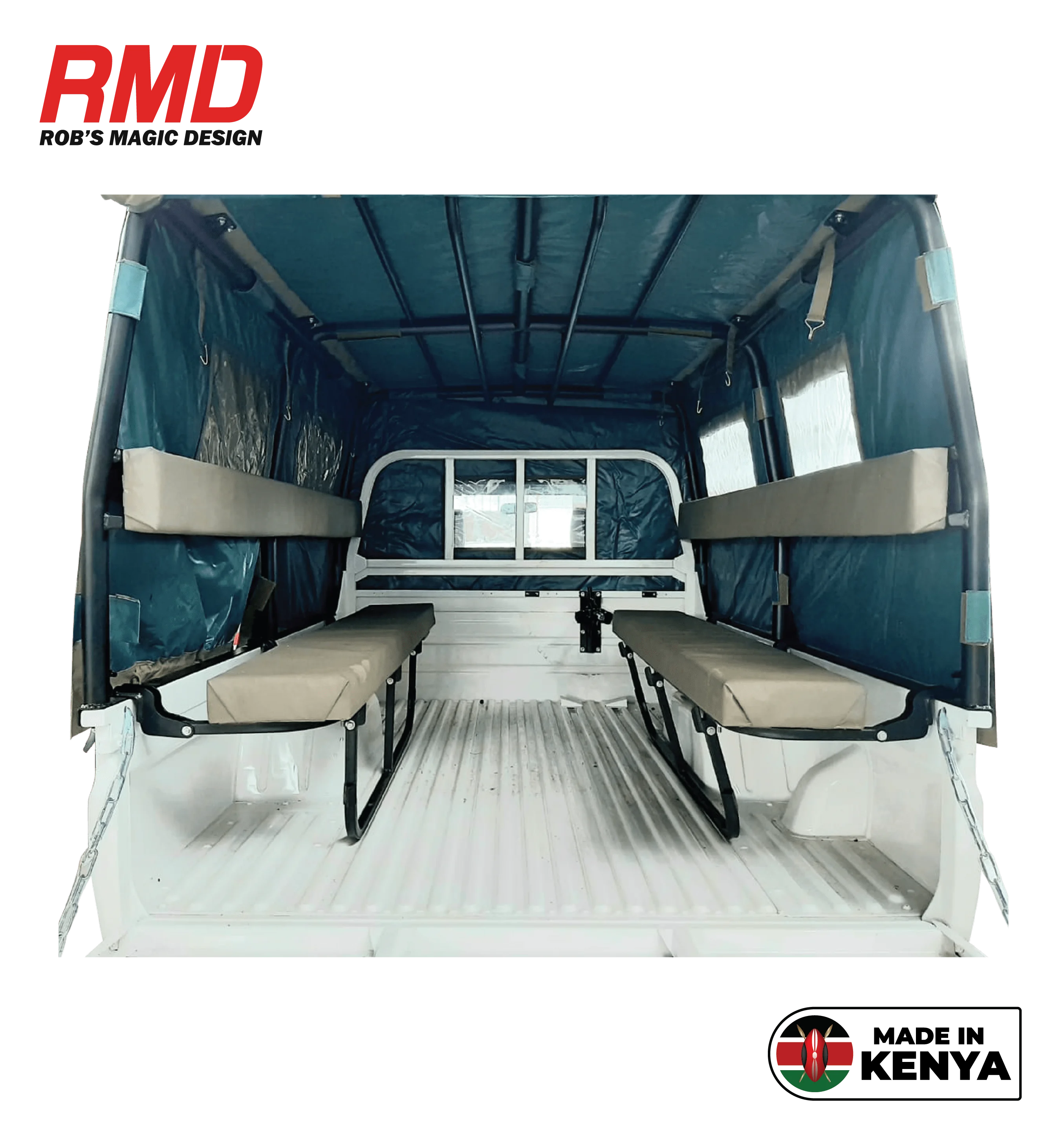 Toyota Land Cruiser 79 External Roll Cage to suit Side Folding Benches - Image 2