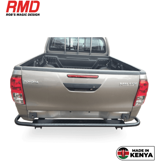Toyota Hilux (+09/2015 on) Rear Tubular Bar Wrap Around with Jacking Points with Step no O.E Bumper