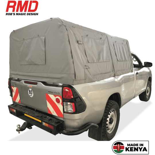 Toyota Hilux (+2015) Canvas Rip Stop Cover with Front, Side and Rear Windows