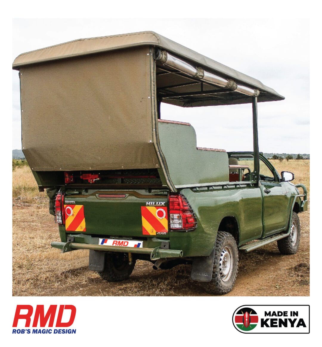 SAVANNA LUXURY 7/8/10 - SEATER STANDARD TRAY (Hilux / D-Max Open Game Viewer Conversion)