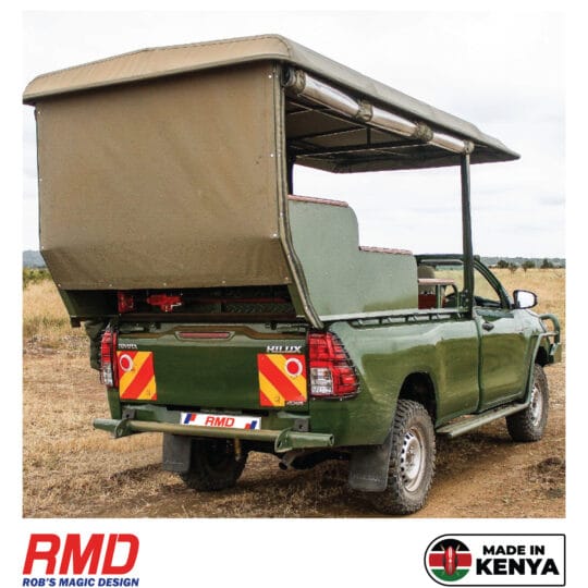 SAVANNA LUXURY 7/8/10 - SEATER STANDARD TRAY (Hilux / D-Max Open Game Viewer Conversion)