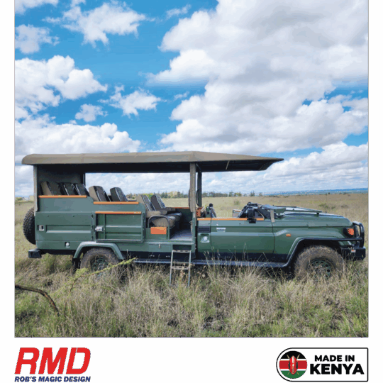 Goliath luxury 7/8 - Seater Open Game Viewer (Land cruiser 79) Safari Conversion