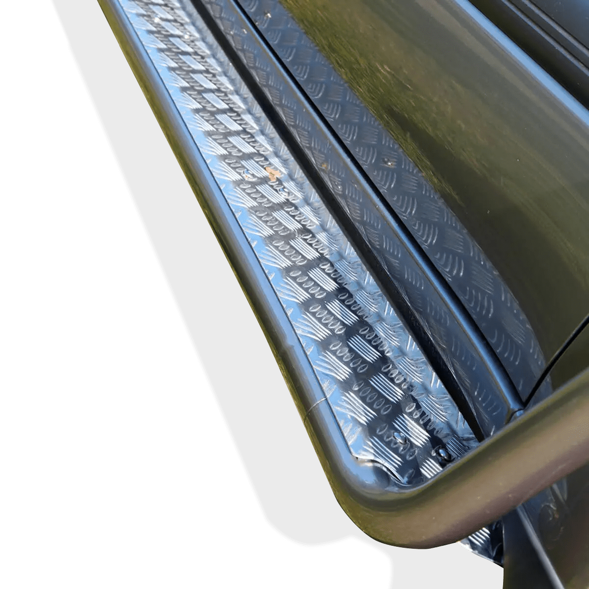 Toyota Land Cruiser 100/101/105 Side Step Steel Black (Set) (50mm Tubing) (Modular) (TJM)