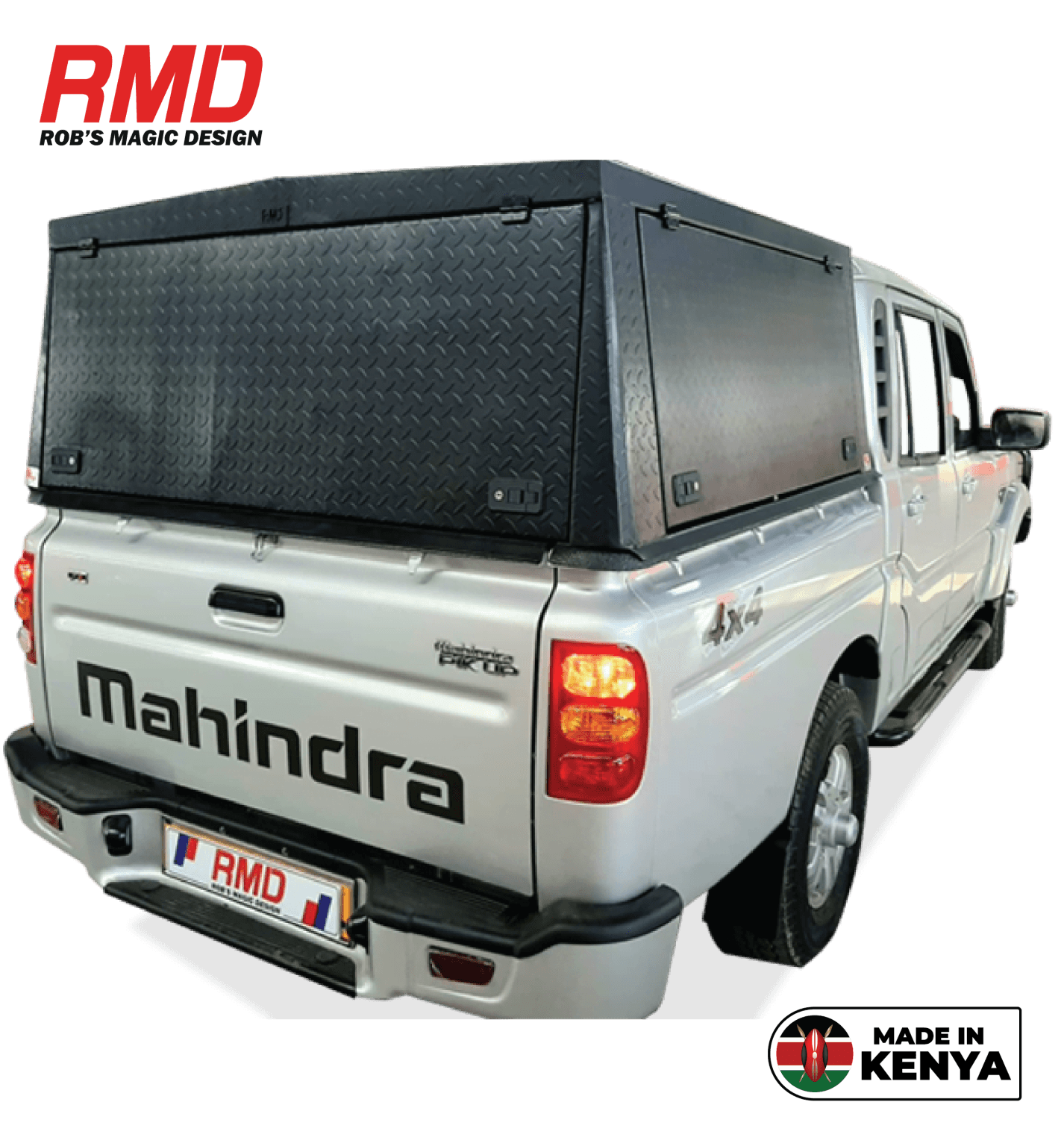 Mahindra Scorpio Double cab chequered steel plate canopy - Suspension ...