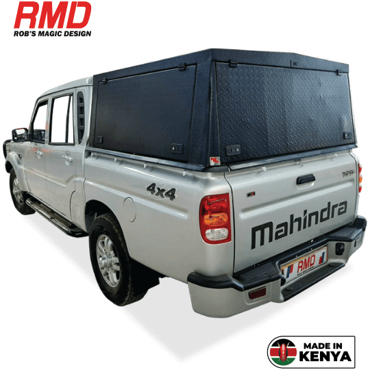 Mahindra Scorpio Double cab chequered steel plate canopy