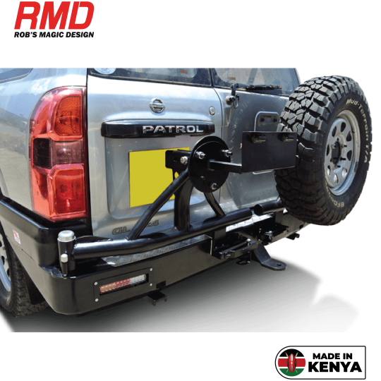 Nissan Patrol (+2005) Rear Tyre Carrier (Right / Left Hand Side) (Require Rear Bar (RB8))