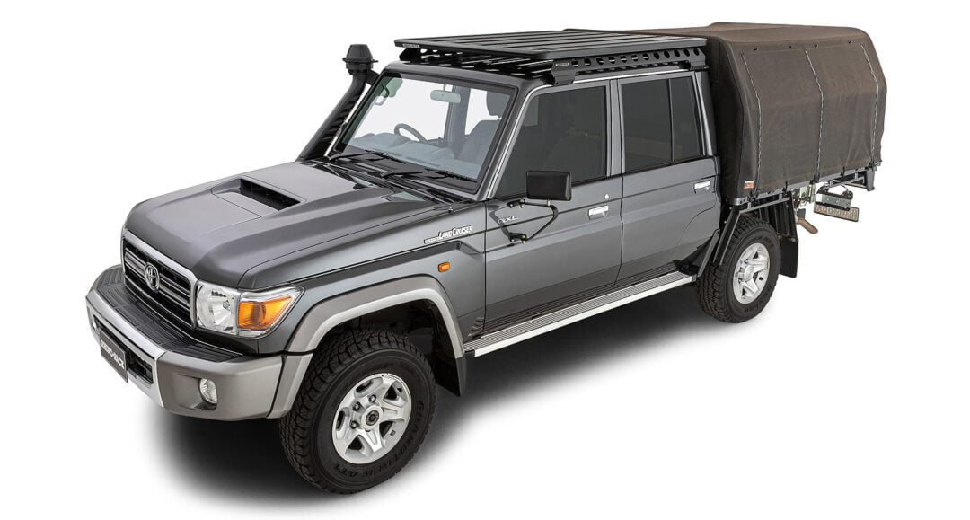 Toyota Land Cruiser 79 D/C (+03/2007) Aluminium Pioneer Platform Back Bone (1528x1376mm) (Complete Kit with 52101, RTLB4)