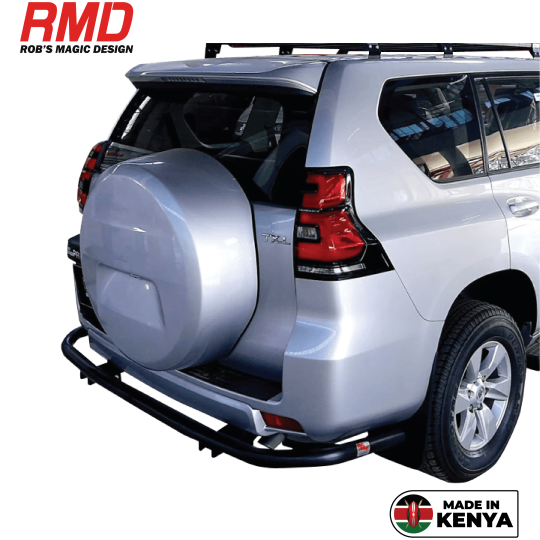 Toyota Prado LJ150 (+2009) Rear Tubular Bar Wrap Around with Jacking Points