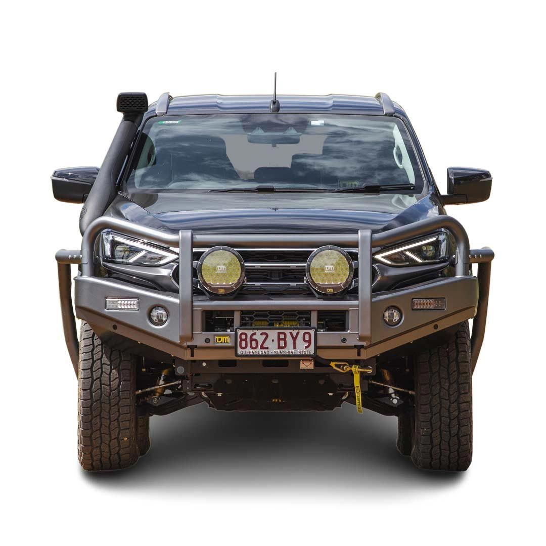 Isuzu MU-X (+08/2021) TJM Bull Bar T13 Steel Black