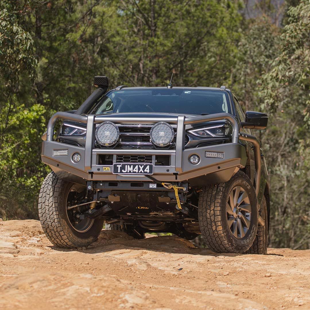 Isuzu MU-X (+08/2021) TJM Bull Bar T13 Steel Black - Image 5