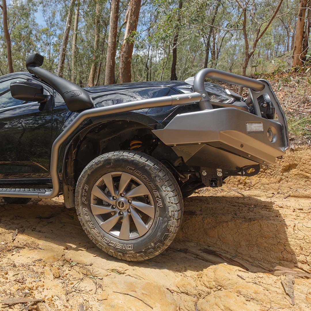 Isuzu MU-X (+08/2021) TJM Bull Bar T13 Steel Black - Image 4