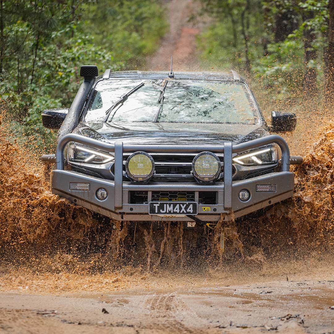 Isuzu MU-X (+08/2021) TJM Bull Bar T13 Steel Black - Image 3