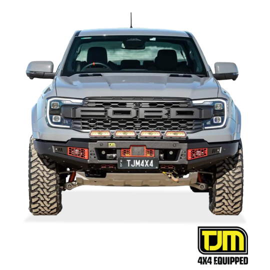 Ford Ranger Raptor (+09/2022) TJM Venturer Bull Bar T24 Steel Black