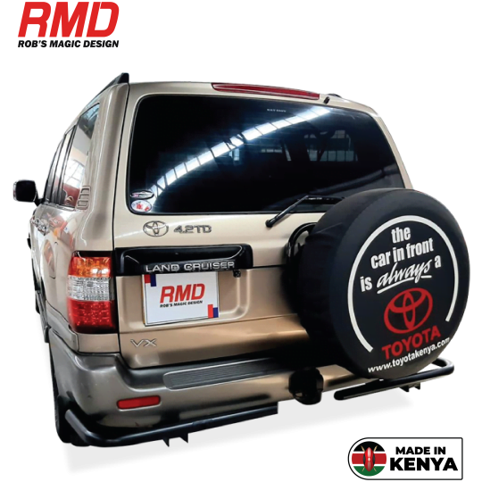 Toyota Land Cruiser 100/101/105 Rear Tubular Bar Wrap Around with Jacking Points