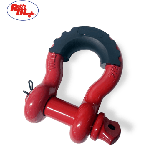 Shackle 3/4‘’ Red with Rubber