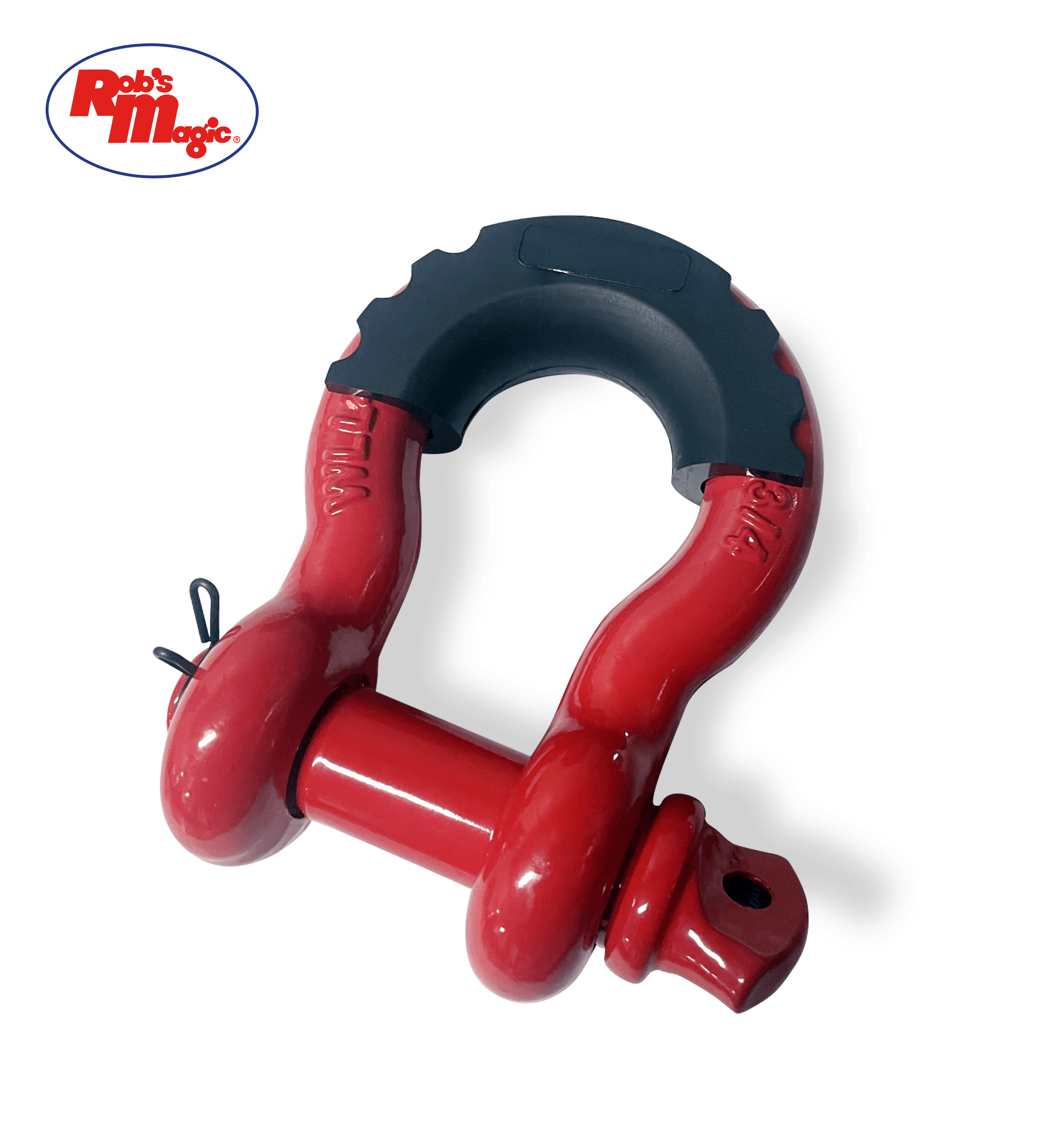 Shackle 3/4‘’ Red with Rubber