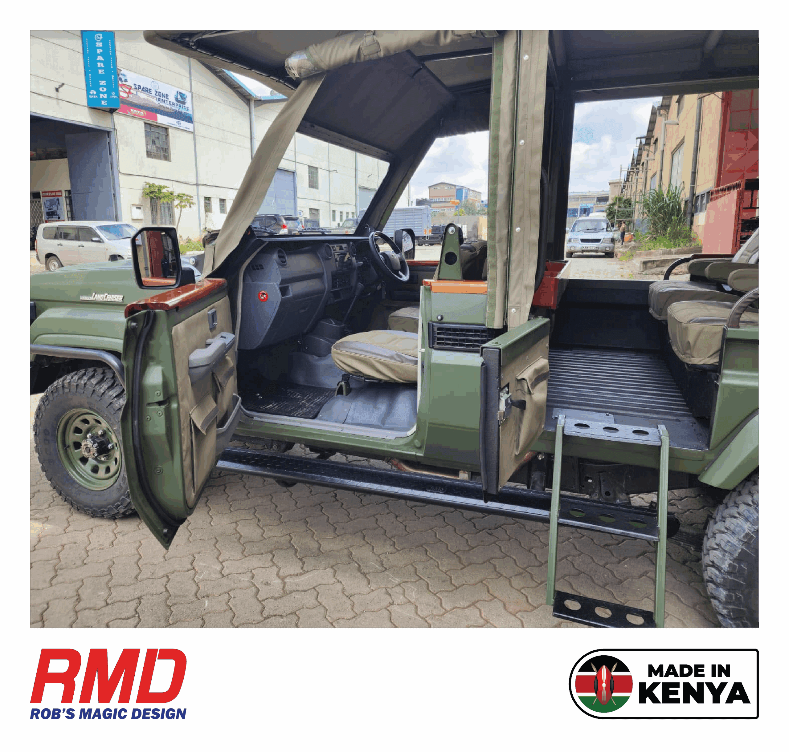 AMBOSELI LUXURY - 4/5/6 SEATER STANDARD TRAY (Open Game Viewer - Land Cruiser 79) - Image 4